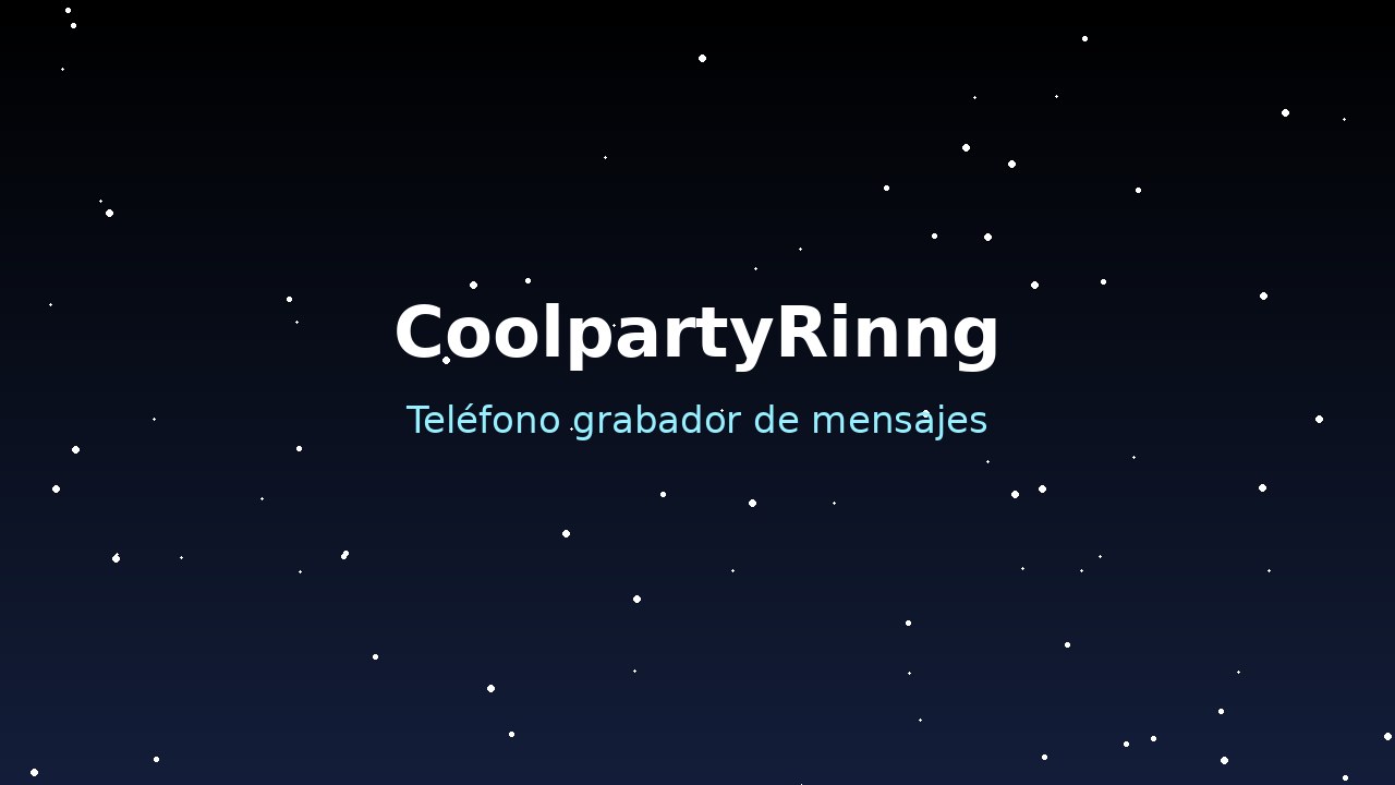 Invitado usando el teléfono grabador de mensajes en evento